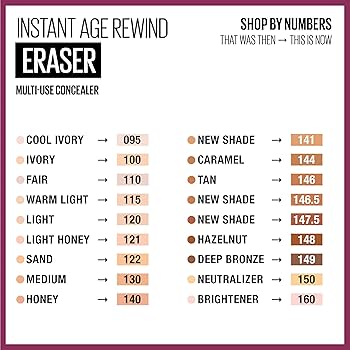 Maybelline Instant Age Rewind Eraser Treatment Makeup + Provitamin B5