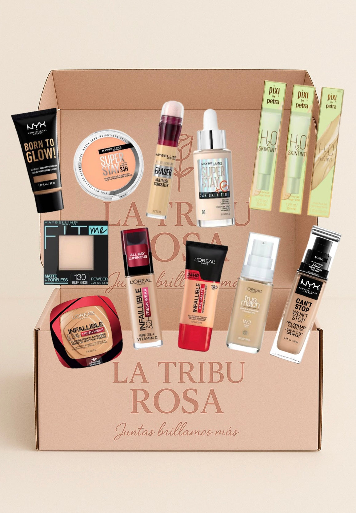 Pieza Base/ Corrector/ Polvo compacto Gama Premium pago con tarjeta